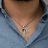 ​​Gümüş Hilal Bozkurt Kolye