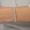 Gümüş Kazaziye Örgü Bileklik