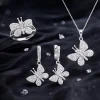 Gümüş Kelebek Bayan Set
