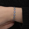 ​Gümüş Nazar Boncuklu Kadın Bileklik