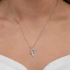 Gümüş Peri Kızı Kadın Kolye