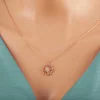 ​Gümüş Rose Çiçek Kadın Kolye