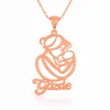 Gümüş Rose İsimli Anne Çocuk Sevgisi İsimli Kolye