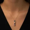 Gümüş Rose Kişiye Özel Gökkuşağı Kolye