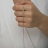 Gümüş Rose Sonsuzluk Kadın Bileklik