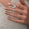 Gümüş Zirkon Taşlı Kelebek Kadın Bileklik
