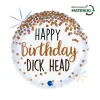 Happy Birthday Dick Head Grabo Folyo Balon 18