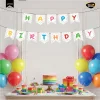 Happy Birthday Neon Beyaz Harf Afiş