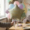 Happy Birthday Yazılı Yıldız Şekilli Folyo Balon