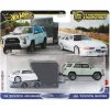 Hot Wheels Premium Team Transport 18 Toyota 4Runner & Toyota Supra w/Open Trailer HRV37