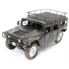 Hummer Army Jeep 2003 Elyapımı Eskitilmiş Biblo Siyah 27cm