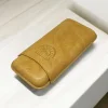 H.Upmann Baskılı Deri Puro Kılıfı 3lü Taba (64Ring)