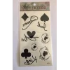 İskambil  Yapıştırma Sticker Dövme Geçici Dövme Temporary Tattoos