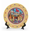 İstanbul Temalı Porselen Dekoratif Tabak 20 Cm Alk5845