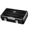 Jifeng Seyahat Tipi Puro Kutusu Humidor Parlak Siyah(10Cigar)