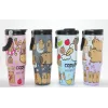 Kapibara Capybara Desenli Isı Muhafazalı Pipetli Dev Çelik Kupa (Tumbler) Alk4431