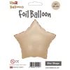 Karamel Yıldız Folyo Balon 18
