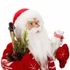 Kayak Batonlu Noel Baba Dekoratif Biblo 46 cm
