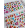 Kelebek ve Şekerleme 3D Kabartmalı Sticker Çıkartma seti