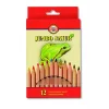 Koh-i Noor Jumbo Naturel Kalın Kuru Boya Kalemi Seti 12 Renk