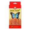 Koh-i Noor Jumbo Naturel Kalın Kuru Boya Kalemi Seti 18 Renk