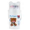 Kraf Kids Silky Crayon Çevirmeli Mum Pastel Boya 12 Renk