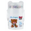 Kraf Kids Silky Crayon Çevirmeli Mum Pastel Boya 24 Renk
