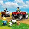 LEGO City Römorklu Kırmızı Çiftlik Traktörü ve Koyun 60461