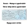 Lino Yapışkanlı Rulo Boyama Kağıdı 200x30 cm. AGE OF DINOSAURS