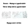 Lino Yapışkanlı Rulo Boyama Kağıdı 86x20 cm. DREAM SPACE