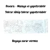 Lino Yapışkanlı Rulo Boyama Kağıdı 86x20 cm. FARM