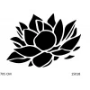 Lotus Çiçeği Geçici Dövme Şablonu