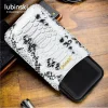 Lubinski Deri Puro Kılıfı Croco Silver/Siyah 3lü (60Ring)