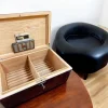Lubinski İtaly Canforo Humidor Puro Kutusu Ceviz 125s