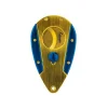Lubinski Yaprak Model Puro Kesici Mavi-Gold 60ring