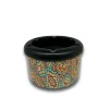 Mandala Desen Metal Mini Sigara Küllüğü Turkuaz 8cm