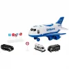 Maxx Wheels Sesli ve Işıklı Sürtmeli Polis Uçağı