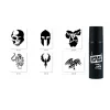 Maymun Ve Miğfer Geçici Sprey Dövme Seti Spray Tatto
