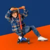 Micro Maxi Deluxe Foldable Neon LED Blaze Orange