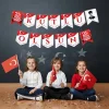 Milli Bayram Kutlama Harf Afiş -29 Ekim Kutlu Olsun-