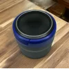 Mini Led Işıklı Araç Araba Küllüğü Mavi 9cm