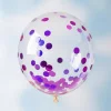 Mor Balon Süsleme Pulu