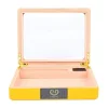 Myon Camlı Mini Humidor Puro Kutusu Sarı 20s