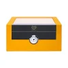 Myon Camlı Sedir Humidor Puro Kutusu Lake Sarı 60s