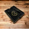 Myon Porselen Puro Küllüğü Logolu Siyah/Gold 2li