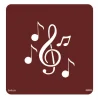 Nota Müzik Geçici Dövme Şablonu