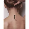 Özgür Ruhlu Tüy-2 Tattoo Geçici Dövme Şablonları Kına Kalıpları