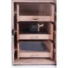 Parmida Siyah 3 Raflı Sedir Ağacı Nemlendirici Humidor PHUM0119 - Parmida