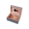 Parmida Siyah-Beyaz İspanyol Sedir Ağacı Nemlendirici Humidor PHUM083 - Parmida