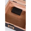 Parmida Siyah Camlı İspanyol Sedir Ağacı Nemlendirici Humidor PHUM0122 - Parmida
